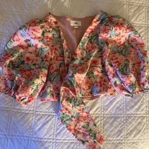 LPA Floral crop top